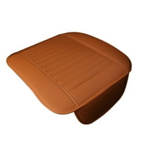 GERsome Faux Leather Car Seat Covers Front Bottom Seat Cushion Covers, Anti-Slip Universal Fit for Most Car