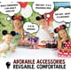 thumbnail image 3 of Conjunto de 4 orejas de Mickey Mouse diadema Minnie Mouse orejas señoras niñas Mickey Mouse orejas, 3 of 5