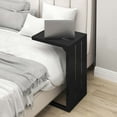 thumbnail image 4 of Costway 2 PCS C-Shaped End Table with Adjustable Foot Pads 2-In-1 Sofa Side Table, 4 of 10