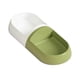 thumbnail image 4 of Tazón doble jinwen para gatos comedero desmontable blanco y verde, 4 of 8