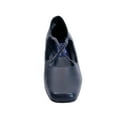 thumbnail image 2 of PEERAGE Mazie Women's Wide Width Criss-Cross Straps Leather Pumps NAVY 6.5, 2 of 6