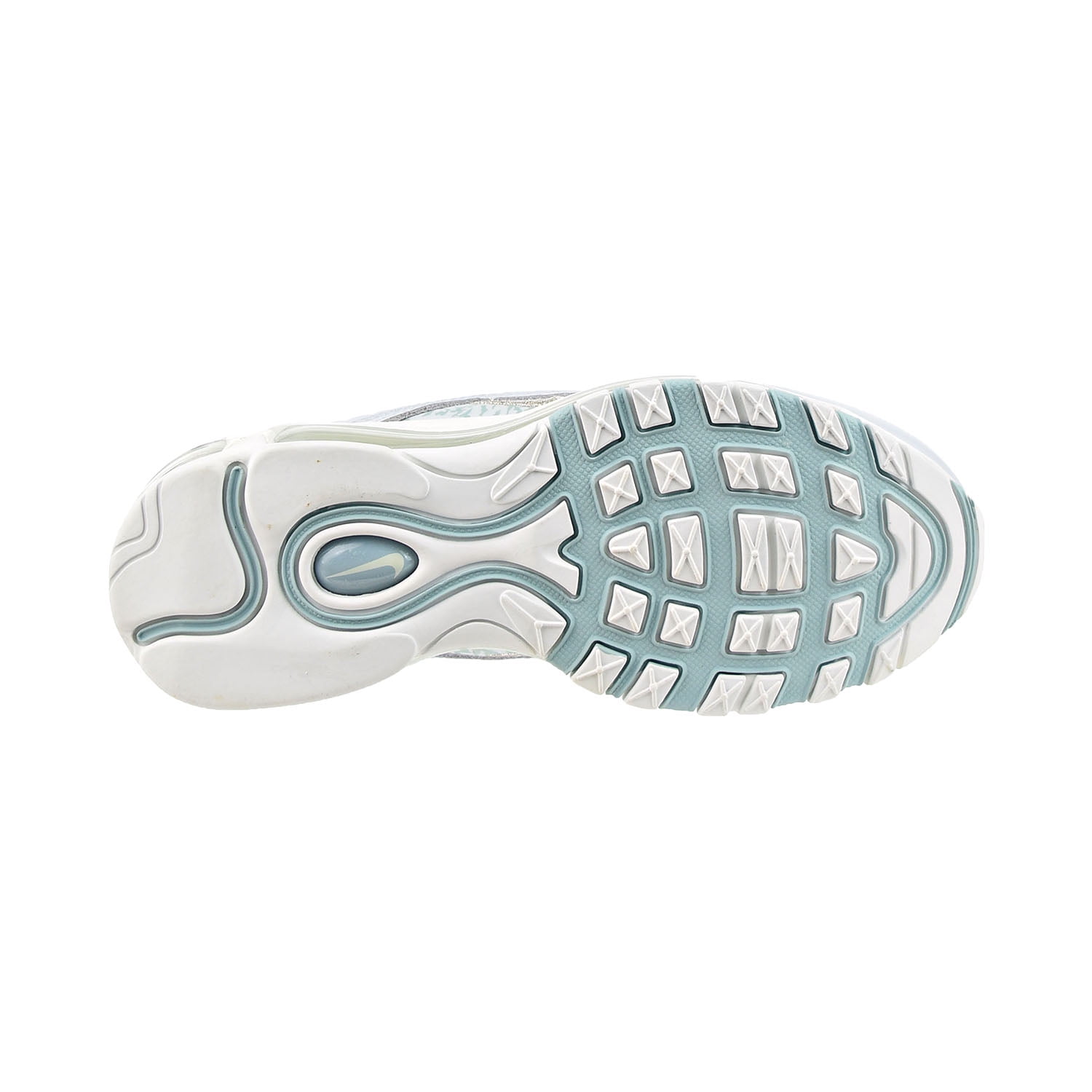 Nike Air Max 97 Women's Shoes Aura-Metallic Silver dj5434-400 