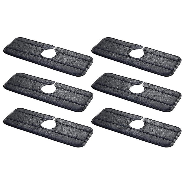 Alfombrillas envolventes para salpicaduras de grifos, alfombrilla absorbente para lavabo de bañera con propiedades de secado rápido, paño de microfibra de gran absorción de agua, alfombrillas de