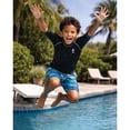 thumbnail image 5 of iXtreme Boys Rash Guard - 2 Pack Quick Dry UPF 50+ Sun Protection Swim Shirt for Boys (4-18), 5 of 6
