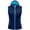 BLUE, variant on Women's Lightweight Softshell Vest, Hooded Windproof Sleeveless Jacket for Golf Travel Hiking Running Gray S