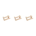 thumbnail image 4 of Maytalsory Large Capacity Storage Rack Wide Application Smooth Line Wood Jewelry Display Stand Jewelry Display Rack Wooden Display 2 Layers 3Set, 4 of 6