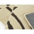 thumbnail image 3 of Momeni Simba Hand Tufted Wool Geometric Ivory Area Rug 2'6" X 8' Runner, 3 of 3