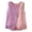 Pink, variant on Women Spring Summer Color Block Cotton Linen Vest Casual Comfortable Top