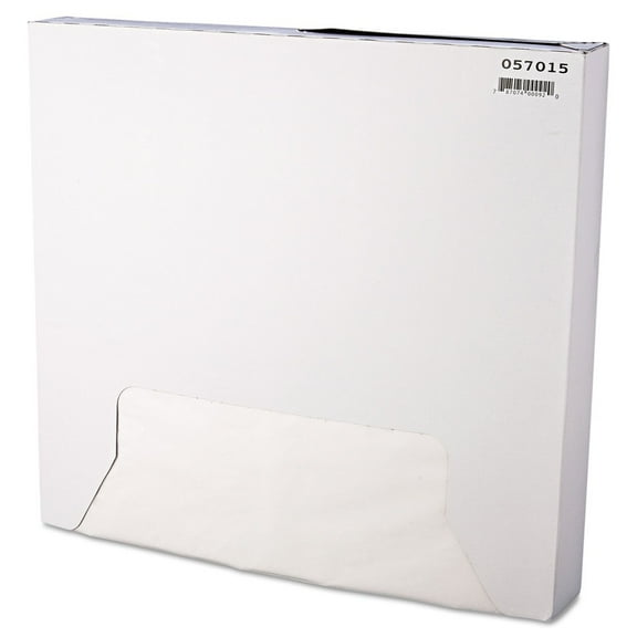 Bagcraft P057015 15 x 16 Grease-Resistant Paper Wraps and Liners - White (3000/Carton)
