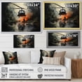 thumbnail image 4 of Designart "Military Helicopter During the Vietnam War" Military Floater Framed Wall Art Living Room, 4 of 7