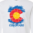 thumbnail image 4 of Inktastic Graffiti Colorado State Flag Long Sleeve T-Shirt, 4 of 5