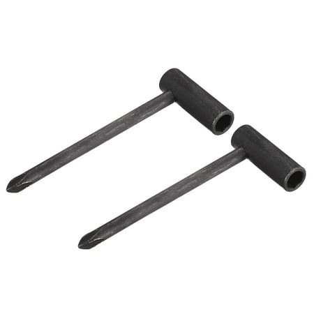 

Rod Wrench Nut Driver Instrument Accessory Repair Tool 6.35mm for Guitar Neck Black 2 Pack