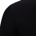 thumbnail image 7 of Penkiiy Patchwork Print Blouse Pullover for Men Business Button Short Sleeve T-Shirt Tops Turn Down Regular Shirt Tees Work S Black, 7 of 7