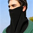 thumbnail image 3 of QSAWXQZ Unisex Sun Protection Face Cover Ear Loop Breathable Lightweight Neck Gaiter Free Size, 3 of 5