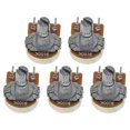 thumbnail image 1 of Potenciómetro lineal WH148 de 5 piezas Resistencia de potenciómetro giratorio lineal de 15 mm (100 K), 1 of 9