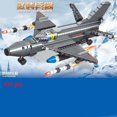 thumbnail image 1 of Bloques de construcción de avión militar Panzer Tank T34 Sherman Leopard Bomber, modelo de construcción, figura de soldado del ejército, juguetes de construcción, 2023, 1 of 4