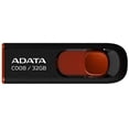 thumbnail image 1 of Memoria USB ADATA 32GB C008 Deslizable Color Negro/Rojo AC008-32G-RKD, 1 of 2
