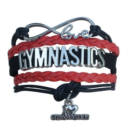Gymnastics Bracelet- Girls Gymnastics Infinity Bracelet- Gymnastics Jewelry - Perfect Gift For Gymnast, Gymnastic Coaches & Gymnastics Teams