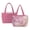 Marble Print, variant on ZUXONGSY Skull Rose Print Women's Quilted Laptop Tote Bag – Reversible Handbag, Large 15.35" Shoulder Bag, Multi-Pocket Organizer for Work, Travel, Shopping, Pink