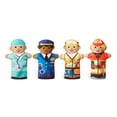 thumbnail image 5 of Melissa & Doug Jolly Helpers Hand Puppets (Set of 4) - Construction Worker, Doctor, Police Officer, and Firefighter, 5 of 10