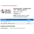 thumbnail image 2 of Main Bearing Set - Compatible with 1975 - 1986 Chevy C10 1976 1977 1978 1979 1980 1981 1982 1983 1984 1985, 2 of 2