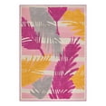 thumbnail image 3 of Unique Loom Aruba Outdoor Collection Area Rug - Barcadera (4' x 6' Rectangle Pink/Ivory), 3 of 7