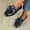 Black, variant on Loafers for Women Fall Versatile Slip On Comfy Fashion Polka Dot Round Toe Flats Casual Bow Deco Outdoor Walking Shoes