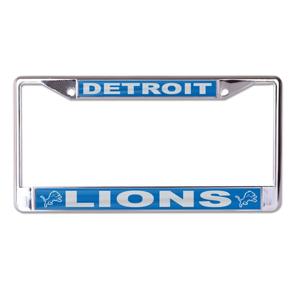 WinCraft Detroit Lions Team Logo S/L Metal License Plate Frame