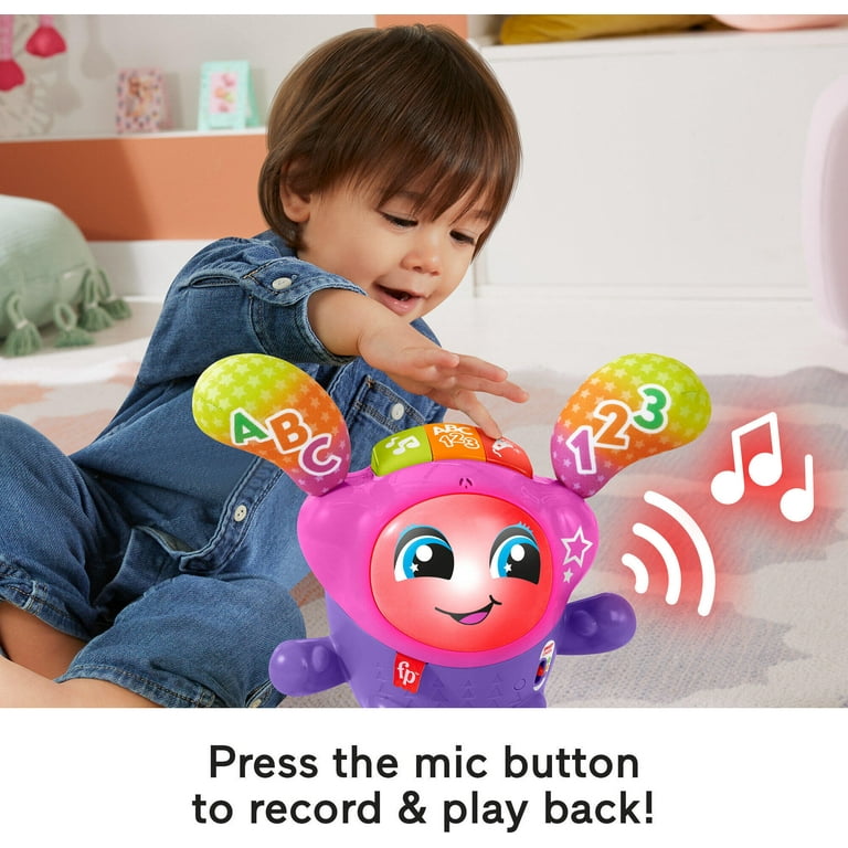  Fisher-Price Baby & Toddler Learning Toy DJ Bouncin' Beats with  Music Lights & Bouncing Action for Ages 6+ Months : Toys & Games