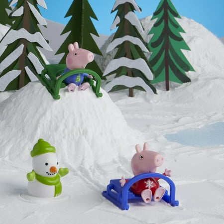 Peppa Pig Peppa’s Kids Advent Calendar, 24 Surprise Toys, 4 Holiday Peppa Pig Family Figures