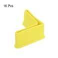 thumbnail image 3 of Uxcell 16Pcs L Shape Leg Pads, 2" x 2" Furniture Leg Cover Protectors, Yellow, 3 of 5