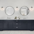 thumbnail image 6 of Polished Chrome Seaton 1-Light Dimmable Wall Sconce with Removable Wire Cage and Frosted Glass, 6 of 12