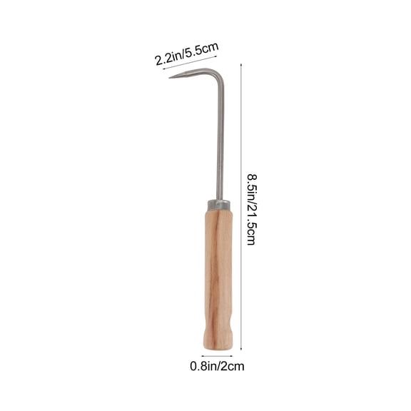 ELAYARD Single Garden Weeding Tool with Manganese Steel Hook - 1 Set for and Garden Maintenance