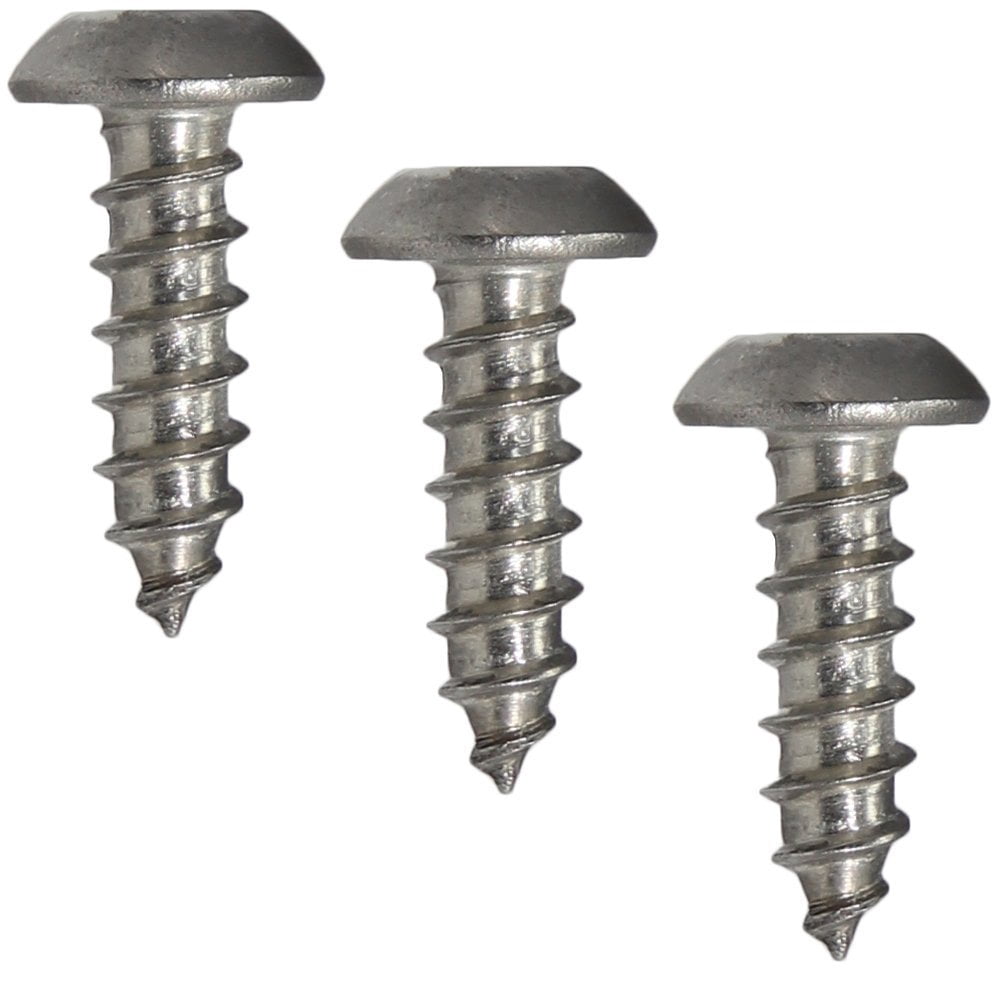 Fastenere Torx Security Sheet Metal Screws - #12 x 2" (25-Pack) Button Head, Tamper-Resistant, Anti Theft Stainless Steel Screws for Higher Level of Safety & Secure Fastening Solution
