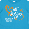 thumbnail image 4 of Inktastic Worth Fighting for Leukemia Awareness Orange Heart Boys or Girls Toddler T-Shirt, 4 of 5