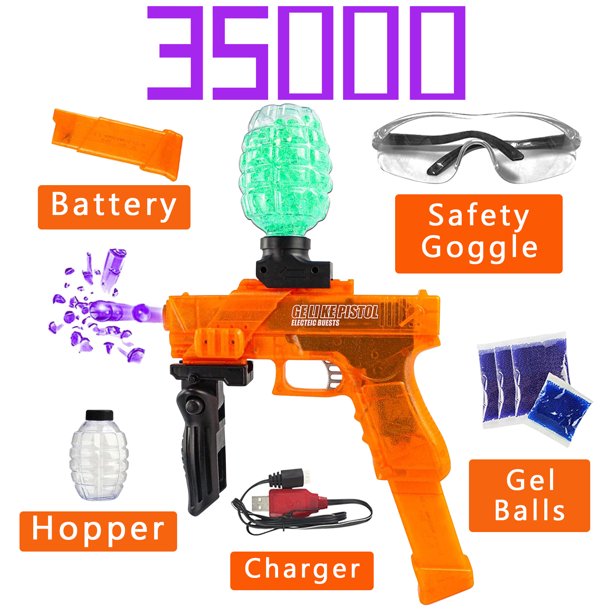 Gel gun,R BALL Full Auto Rechargeable Battery,Gel blaster,for Ages 12+