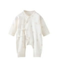 thumbnail image 2 of YHAJDS Toddler Fall Winter Casual Jumpsuit, Girls Romper Fall And Winter Long Sleeve Print Round Neck Casual Long Leg Kids Jumpsuit Toddler Climbing Wear, 2 of 3
