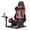 Red Cockpit-49, variant on Supllueer Flight Simulator Cockpit Stand Adjustable Fits Thrustmaster Hotas Warthog Logitech Fanatec.Excluding Electronic Devices