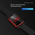 Electroplated LED Square Electronic Watch Student Adult Apple Couple