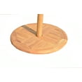 thumbnail image 2 of Large 20" Teak Lazy Susan Turntable with Umbrella Hole, 2 of 4