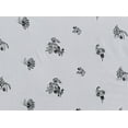thumbnail image 2 of Zelouf Roy Floral Embroidery On Rayon Crepe  , Sewing, DIY, Crafts Fabric by the Yard, Ivory/black, 1 Yard, 2 of 2