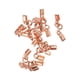 thumbnail image 1 of 12 piezas de cierres de resorte de engarce de 4 mm para joyería, ideales para hacer collares y manualidades. Oro rosa, 1 of 6