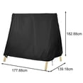 thumbnail image 4 of Patio Swing Cover A-Frame Swing Covers Waterproof Resistant Weather Protector black, 4 of 8