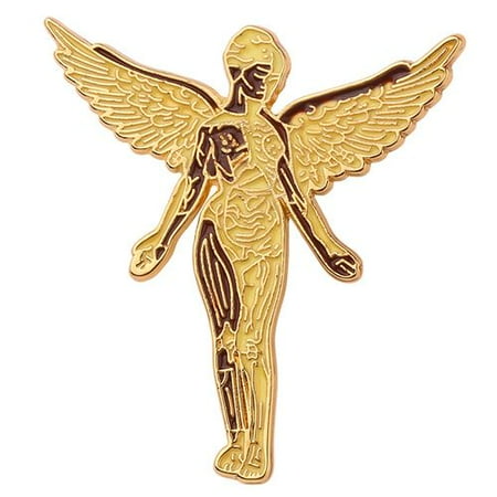 KABOER Metal Angel Pendant Wings Badge Lapel Pin Fashion Set Fan Gift Accessory