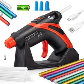 Mr. Pen– Hot Glue Gun Kit, Hot Melt Glue Gun Mini with 20pcs Glue Gun  Sticks and 20Wood Craft Sticks and 8Finger Protector 