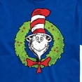 thumbnail image 3 of The Cat in the Hat - Cat Wreath - Men's Short Sleeve Graphic T-Shirt, 3 of 5