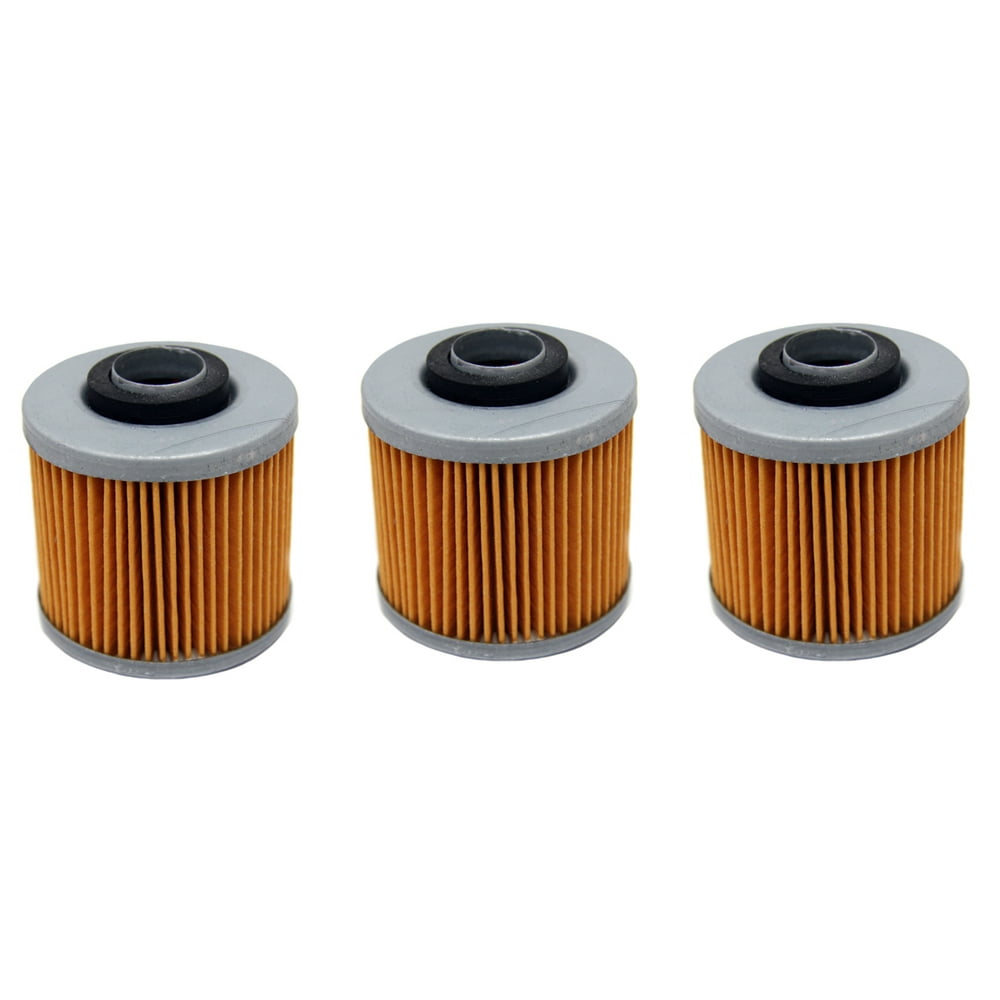 3 Pack Oil Filters Yamaha Grizzly 600 4x4 YFM600FW & Raptor 700 YFM700R