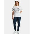 thumbnail image 2 of Disney Women's Mickey Mouse and Friends Graphic Tee with Short Sleeves, Sizes XXS-2XL, 2 of 5