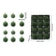 thumbnail image 3 of Adornos Navideños de Bolas Nevadas de 15 Cm | Paquete de 12 Adornos de Terciopelo Afelpado Multicolor con Ganchos | para Árbol, Ventana y Decoración Navideña Del Hogar, 3 of 6
