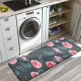 thumbnail image 3 of Pioneer Flower Floral Print Pattern Kitchen Rug Mat,Kitchen Runner Rugs Non Skid Washable,Decorative Kitchen Floor Mats for Kitchen,Sink,Laundry,17"x47.2", 3 of 7